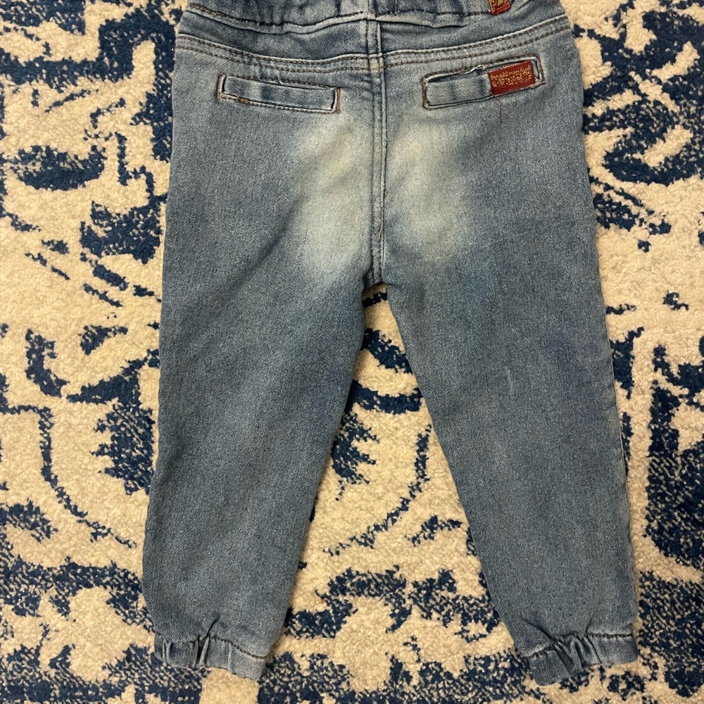 7 For All Mankind Blue Denim Toddler Jeans